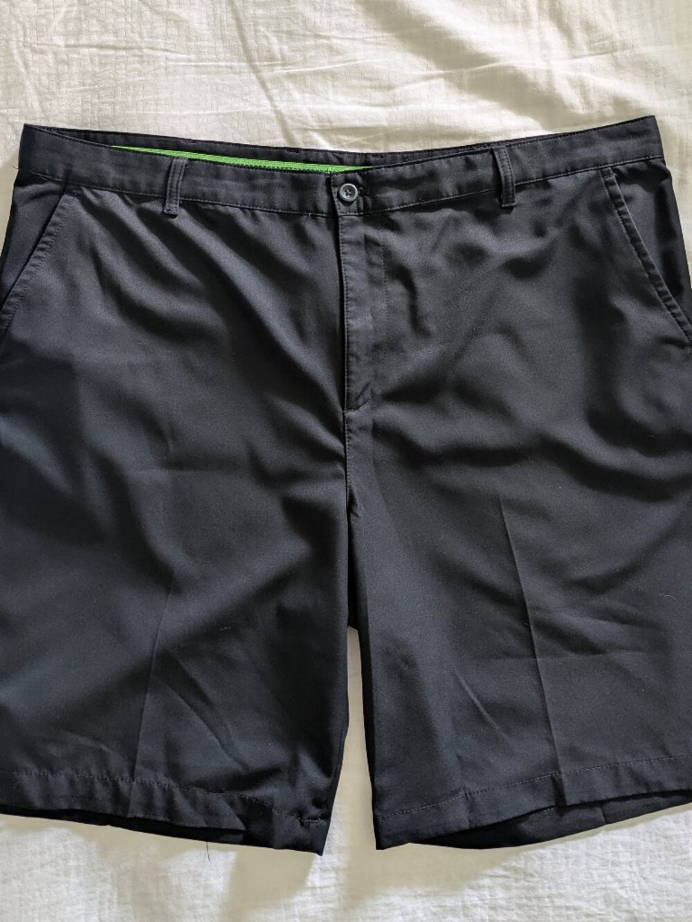 Izod Men's Classic Black Golf Shorts - Big and Tall